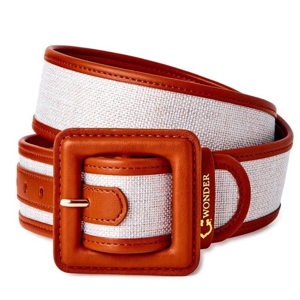 SEALED C. Wonder Jute Strap Vachetta Belt